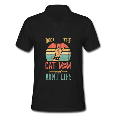 Katzen Poloshirt - Katze Katzen Geschenk
