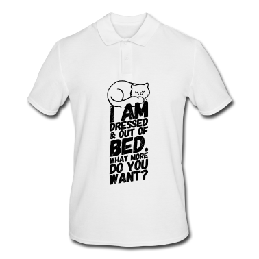 Katzen Poloshirt - Katze Katzen Morgenmuffel