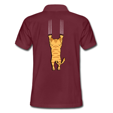 Katzen Poloshirt - Katze Katzen lustig