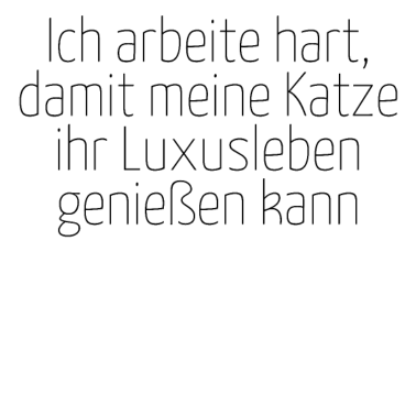 Motiv katze - Luxusleben einer Katze