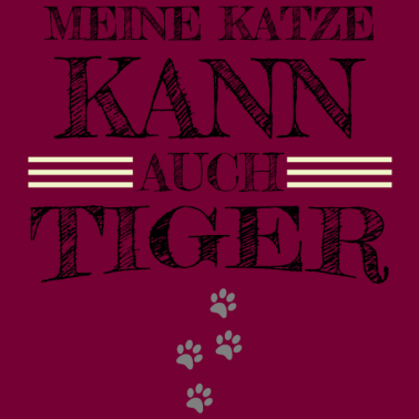 Motiv katze - meine Katze kann auch Tiger