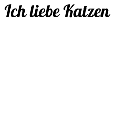 Motiv katze - Ich liebe Katzen