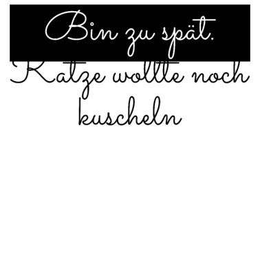 Motiv katze - Katze wollte kuscheln