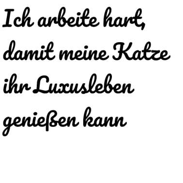 Motiv katze - Luxusleben einer Katze