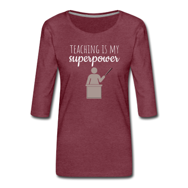 Katzen Langarmshirt - Teaching is my superpower