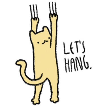 Motiv Katze - Kater - Katzen - Lass uns abhängen!