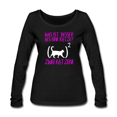 Katzen Langarmshirt - Zwei Katzen