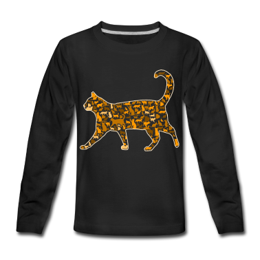 Katzen Langarmshirt - Katzen in der Katze
