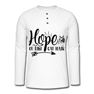 Katzen Langarmshirt - katzenhaare glitter einsamer menschen allein katze