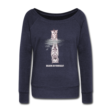 Katzen Langarmshirt - Believe in yourself