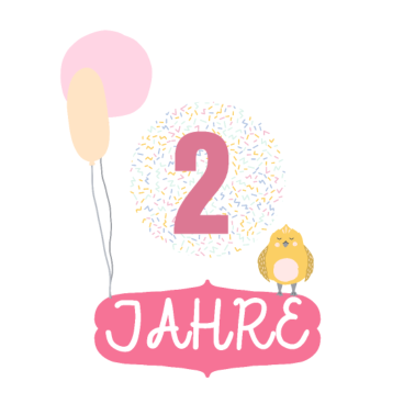 Motiv 2 Jahre // Geschenk zum 2. Geburtstag