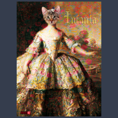 Motiv Katze Cat Infanta Prinzessin Princess