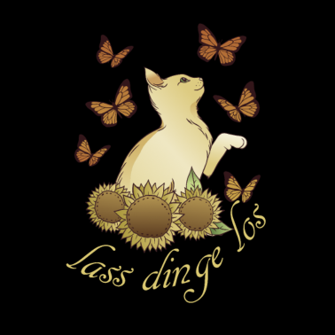 Motiv Sonnenblume Katze Inspiration für verliebte