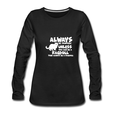 Katzen Langarmshirt - Ragdoll Katzen