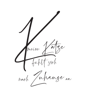 Motiv meine Katze fühlt sich nach Zuhause an