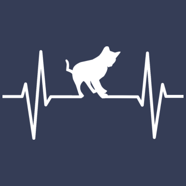 Motiv Herzschlag Katze