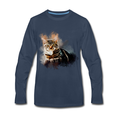 Katzen Langarmshirt - Katzen geschenk shirt