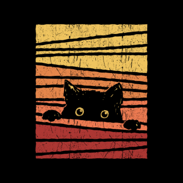 Motiv Schwarze Katze