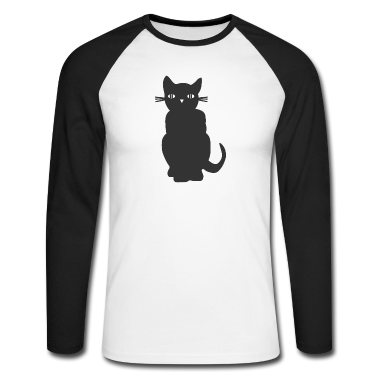 Katzen Langarmshirt - Eine Katze