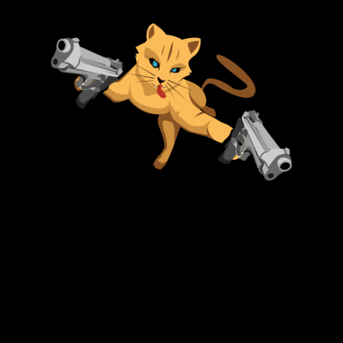 Motiv Katzen Geschenk Für Pistolen Und Katzenliebhaber