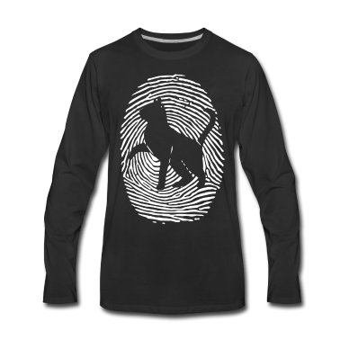 Katzen Langarmshirt - Katzenmama Fingerabdruck Katze DNA