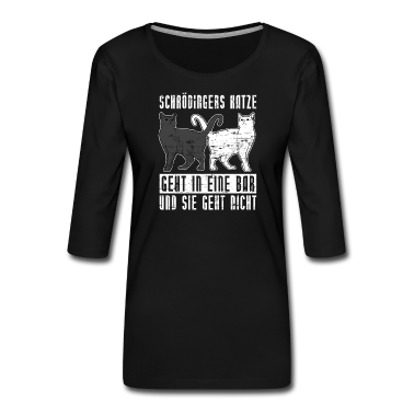Katzen Langarmshirt - Physik Schrödingers Katze Naturwissenschaft