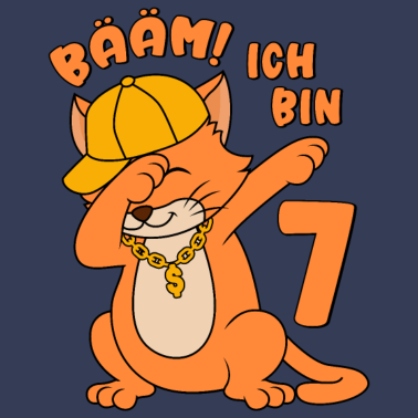 Motiv Bääm! Ich bin 7 7 Jahre 7. Geburtstag