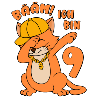 Motiv Bääm! Ich bin 9 9 Jahre 9. Geburtstag