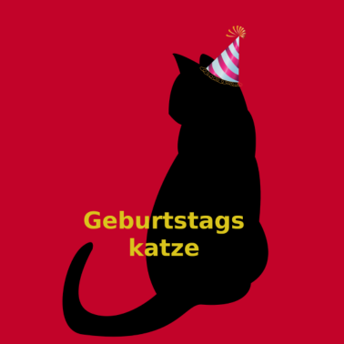Motiv Geburtstag Katze Geschenk