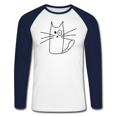 Katzen Langarmshirt - Freche Katze Geschenk für Katzenfreunde