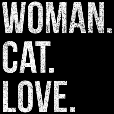 Motiv Woman Cat Love - Frau Katze Liebe