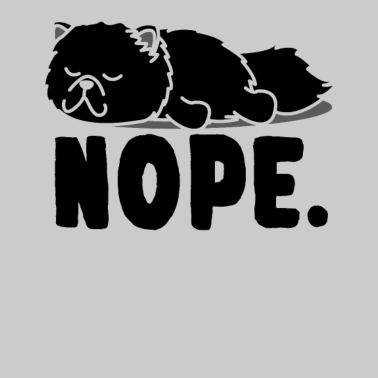 Motiv Nope Katze - Geniales Katzen T-Shirt