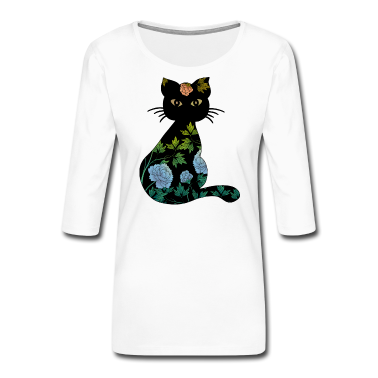 Katzen Langarmshirt - Katze