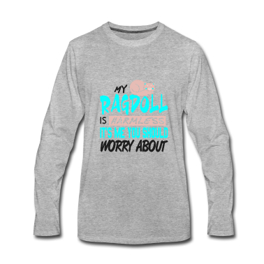 Katzen Langarmshirt - Ragdoll-Katze