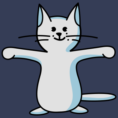 Motiv Hug me - Katze (b)