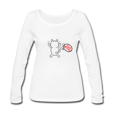 Katzen Langarmshirt - Katze