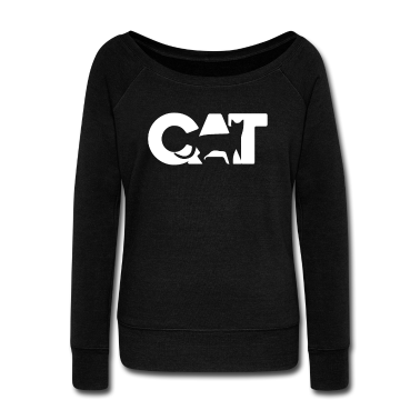 Katzen Langarmshirt - Katze bei Nacht