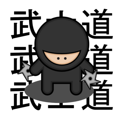 Motiv Kawaii Ninja