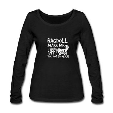 Katzen Langarmshirt - Ragdoll Katzen