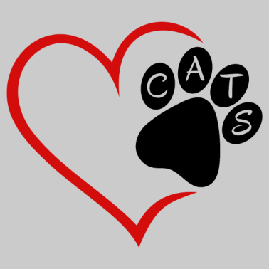 Motiv Katze Katzen Herz Pfote Haustier Tiere Cat Cats