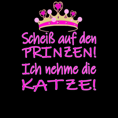 Motiv Prinzessin Katze Design Geschenk Idee
