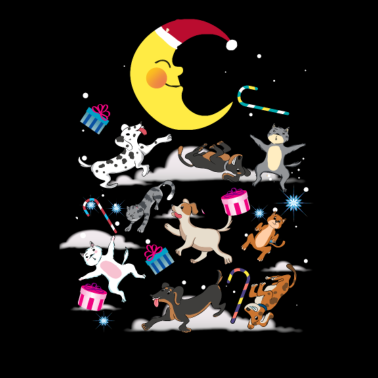 Motiv Weihnachten Katzen Hunde Weihnachtsgeschenke