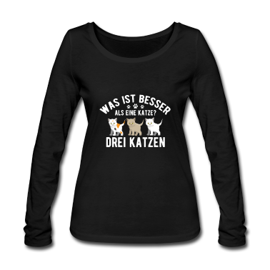 Katzen Langarmshirt - Katze