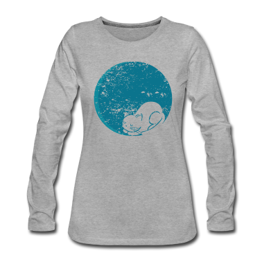 Katzen Langarmshirt - Katzen Katzenfreund Katzenfan Katzenbesitzer Katze