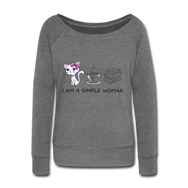 Katzen Langarmshirt - Ich bin eine einfache Frau