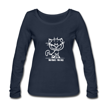 Katzen Langarmshirt - No Katz - No Joy