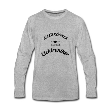 Katzen Langarmshirt - Elektroniker