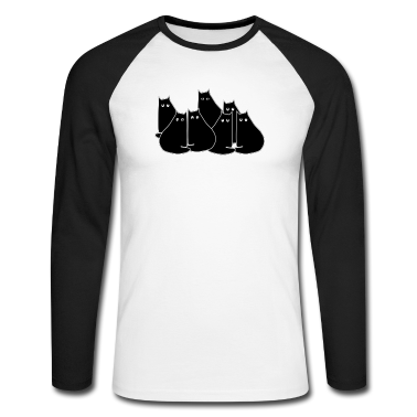 Katzen Langarmshirt - Katzen