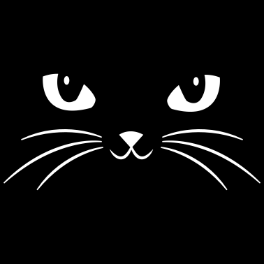 Motiv Katzen Gesicht mit großen Augen