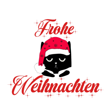 Motiv Frohe Weihnachten Katze